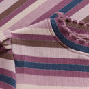 Minymo Langarmshirt gerippt - Rose Brown