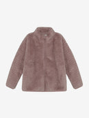 Enfant Glitzer Teddy Jacke - Fawn