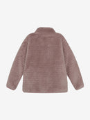 Enfant Glitzer Teddy Jacke - Fawn