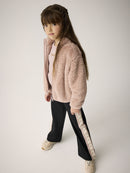 Enfant Glitzer Teddy Jacke - Fawn