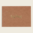 Postkarte mit Goldeffekt – Big Hug