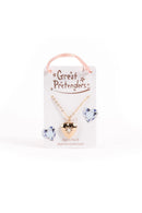 Birthstone Heart Lockets Kette mit Geheimfach April Halskette Great Pretenders