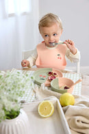 Silikon Lätzchen - Happy Fruits, Kirsche