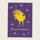 Postkarte Sunny mit Goldfolie – It’s your Birthday