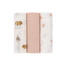 Mulltücher 3er Set 85 x 85 cm - Little Mateys, Spicy Orange