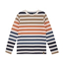 Minymo Langarmshirt gestreift China Blue