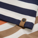 Minymo Langarmshirt gestreift China Blue