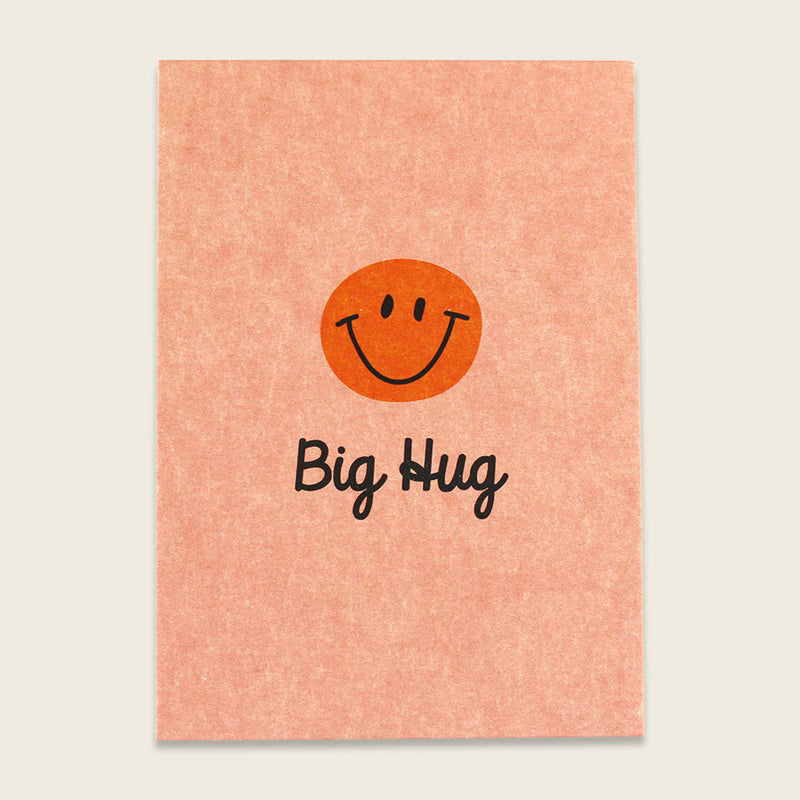 Postkarte, helles rose – Big Hug