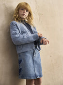 Strickjacke- Moonlight Blue