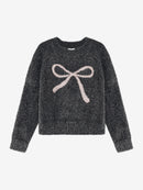 Strickpullover mit Glitzer