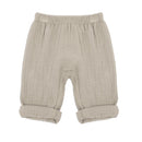 GOTS Krempelhose Musselin Beigemeliert Hose Maximo