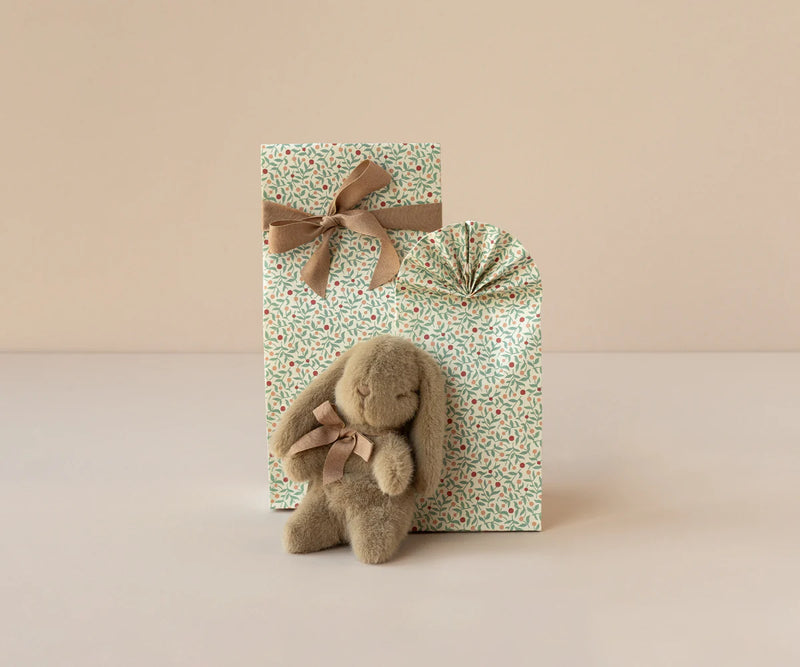 Geschenktüte, Beerenzweige, Dusty blau -Mini