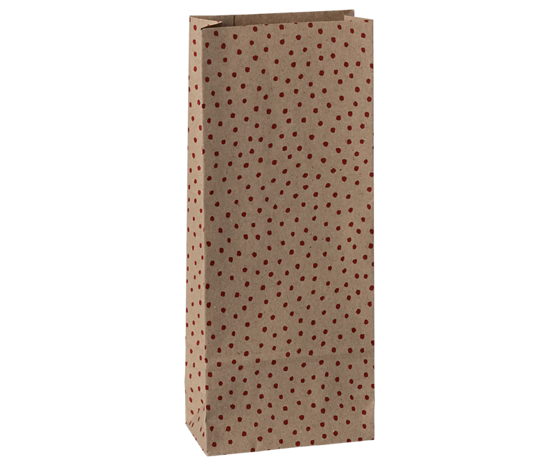 Geschenktüte, Polka rot - Mini