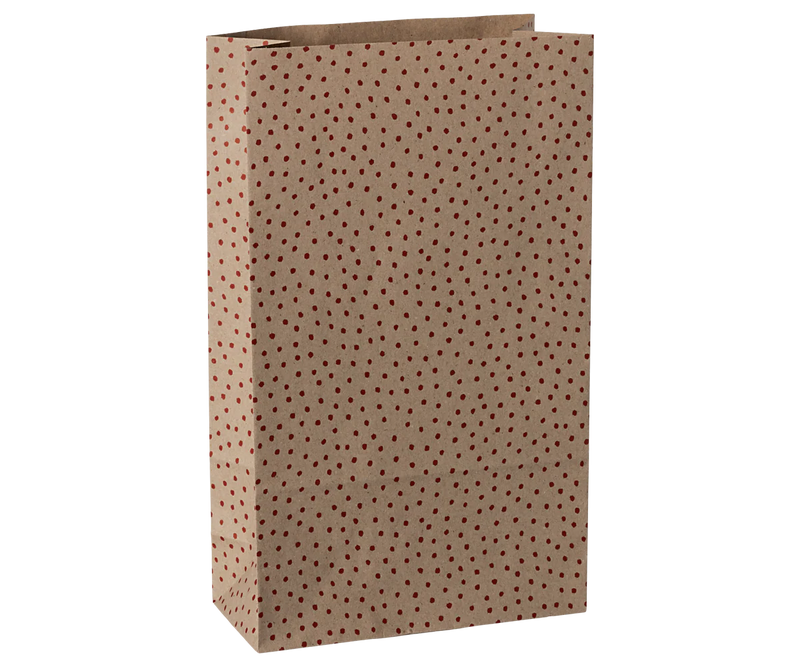 Geschenktüte, Polka rot