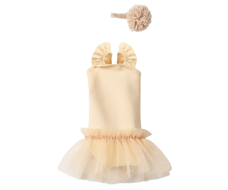 Ballettanzug und Rock creme, Gr. 1