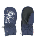maximo MINI BOY-Thermofausthandschuhe "space dino", Daumen, glow in the dark