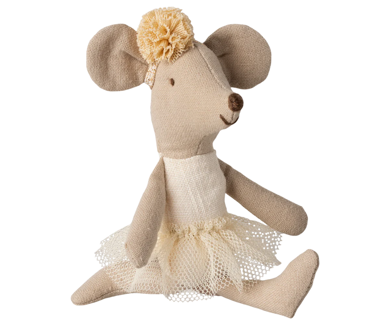 Kleine Schwester: Ballerina Maus Creme