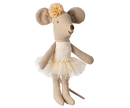 Kleine Schwester: Ballerina Maus Creme