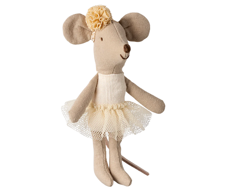 Kleine Schwester: Ballerina Maus Creme