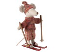 Wintermaus mit Skiset, Große Schwester - Rose
