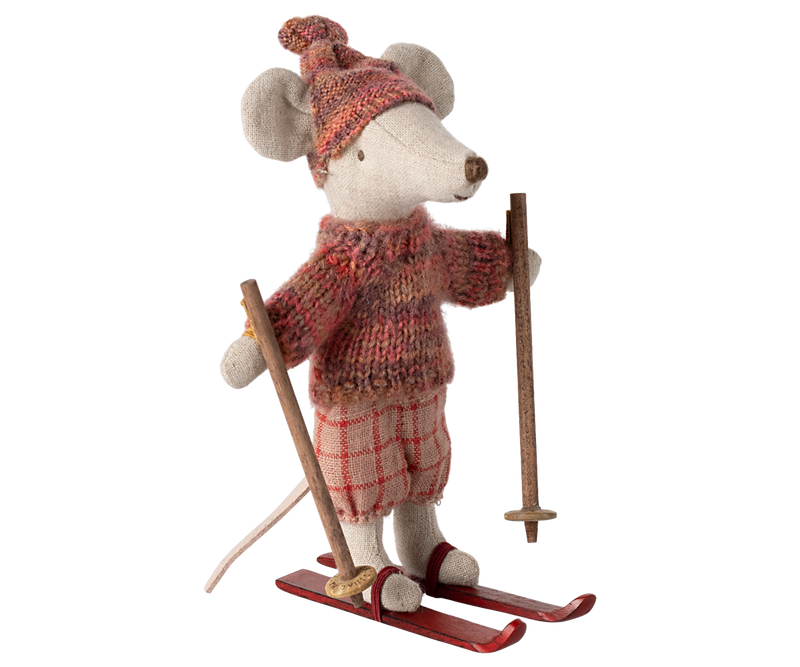 Wintermaus mit Skiset, Große Schwester - Rose