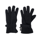 maximo KIDS-Fingerhandschuhe, Fleece Futter, schwarz