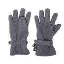 maximo KIDS-Fingerhandschuhe, Fleece Futter, mittelgraumeliert