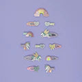 Mini-Haarspangen Dreamy unicorn Haarspangen Mimi & Lula