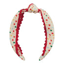 Haarreif mit Herzchenprint und Knoten Haarreifen Mimi & Lula