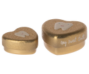 Zahndose, 2-teiliges Set - Gold