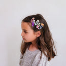Gemütliche Mini-Haarspangen mit weihnachtlichen Motiven