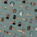Halloween mini hair clips