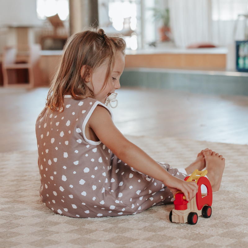 emma und noah schlafsack mit füßen 2.5 tog Schlafsack mit Füßen 2,5 tog Punkte Berry