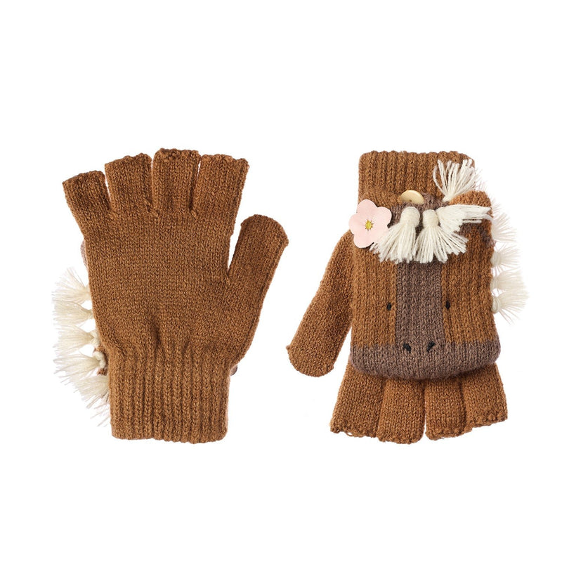 Handschuhe zum umklappen Peggy Pony