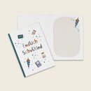 Klappkarte "Endlich Schulkind" türkis