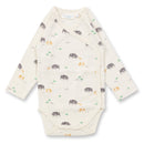 Sense Organics Wickelbody Ygon Weiß mit Elefanten