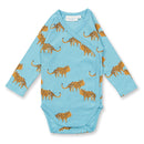 Sense Organics Wickelbody Ygon Leopardendruck auf aquamarin