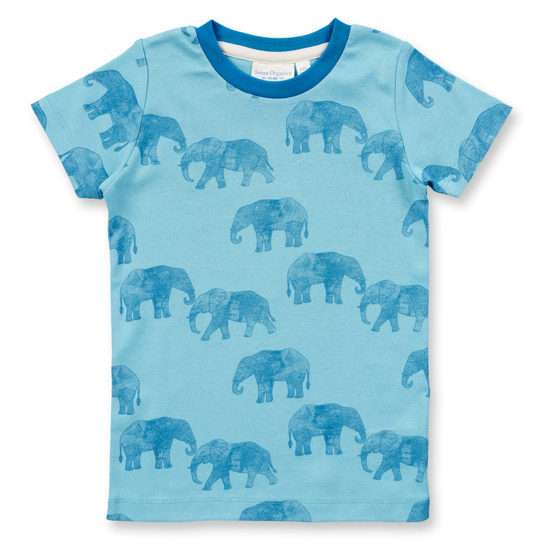 Schlafanzug Kafka Aquamarin mit Elefant