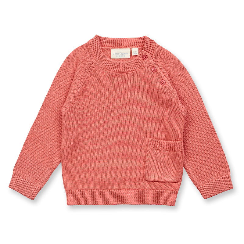 Sense Organics Strickpullover Navin Pink + Bunny