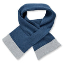 Sense Organics Strickschal Franka Blue + Grey