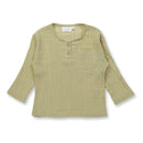 Sense Organics Langarmshirt Musselin Plin schilfgrün Shirt Sale