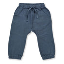 Sense Organics Hose Musselin Loki baby - blaugrau