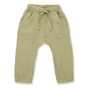 Sense Organics Hose Musselin Loki schilfgrün Hose Sense Organics