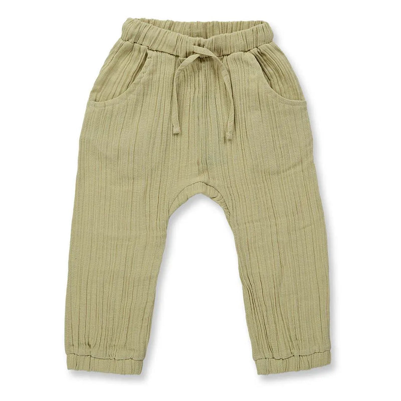 Sense Organics Hose Musselin Loki schilfgrün