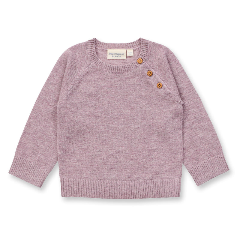 Sense Organics Stricksweater Mauve Melange