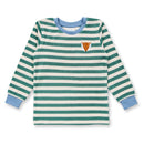 Sense Organics Schlafanzug Green Teal Stripes Fox