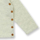Sense Organics Strickjacke Merino Pale Green Melange Strickjacke Sense Organics