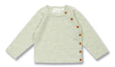 Sense Organics Strickjacke Merino Pale Green Melange Strickjacke Sense Organics