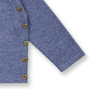 Sense Organics Strickjacke Merino Denimblau Melange Strickjacke Sense Organics