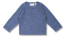 Sense Organics Strickjacke Merino Denimblau Melange Strickjacke Sense Organics